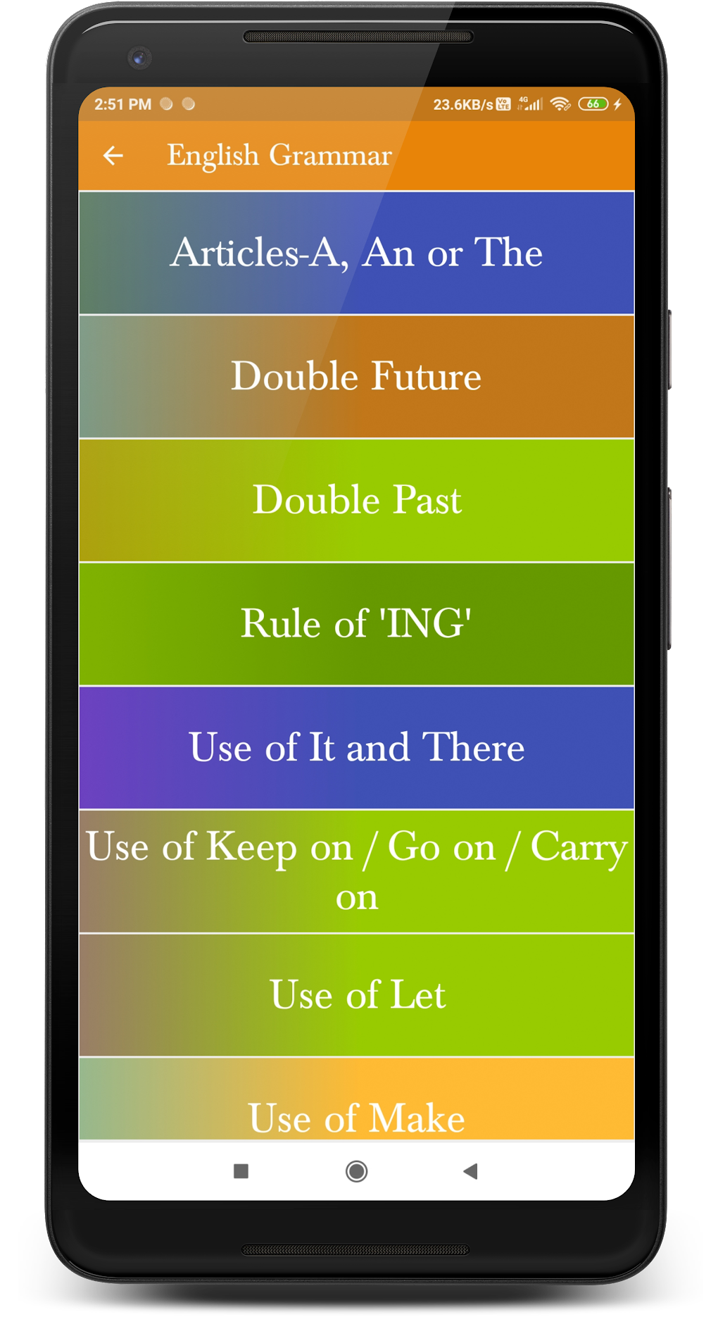 Android I in All English Grammar ndir