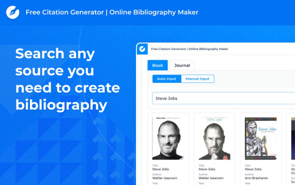 Free Citation Generator For Google Chrome - Extension Download