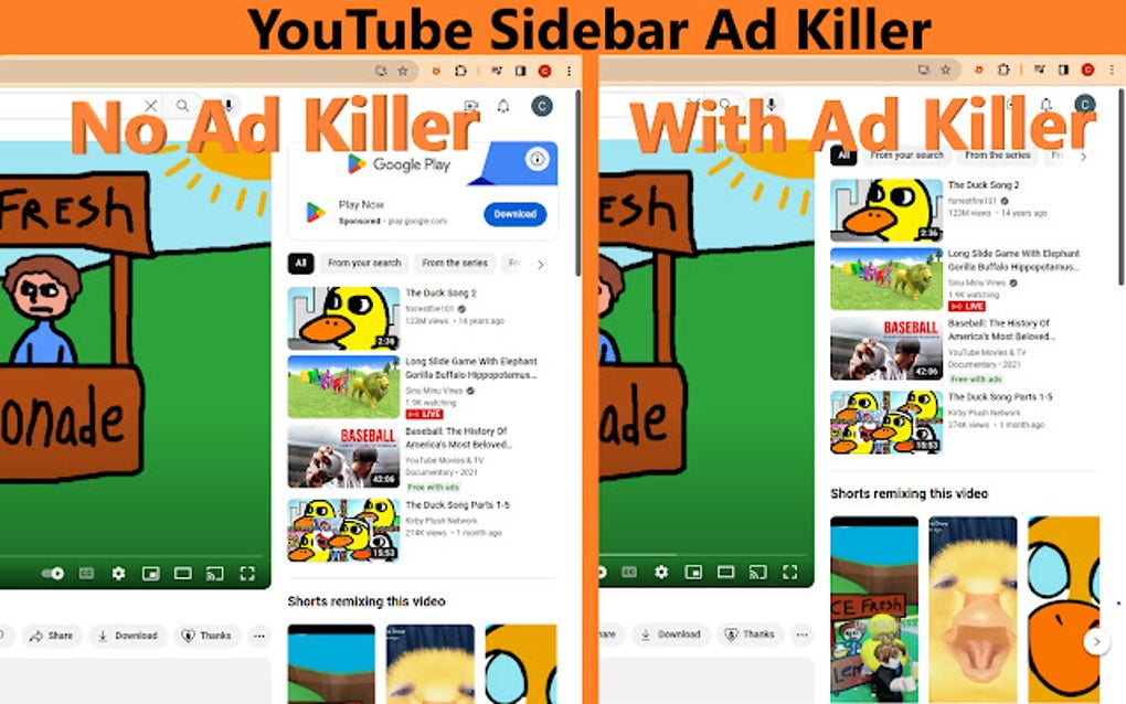 YT Ad Killer for Google Chrome - Extension Download