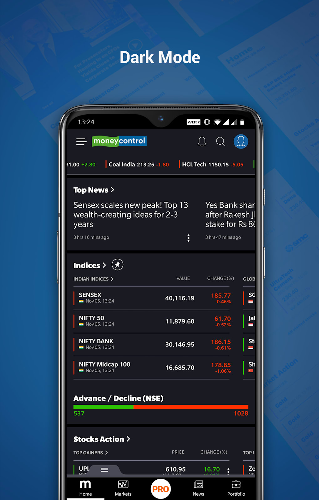 Moneycontrol Markets on Mobile APK for Android - Download