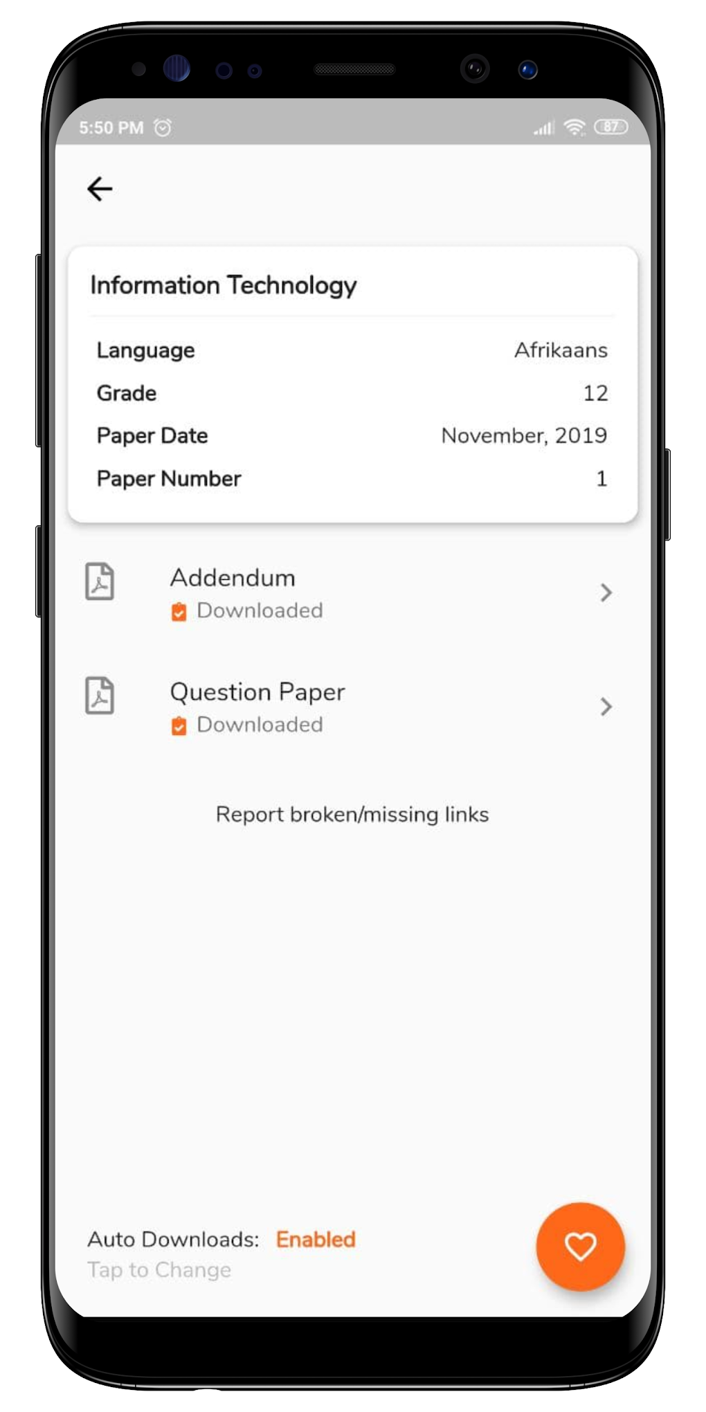 Past Papers SA APK Para Android Download