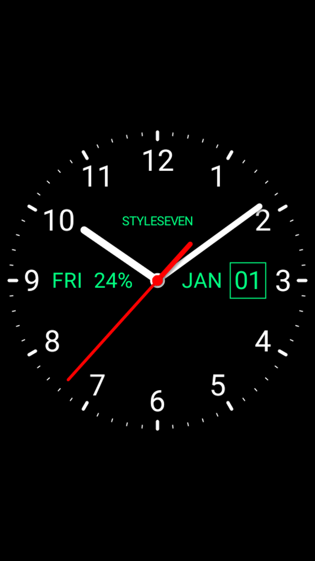 Analog Clock Live Wallpaper-7 for Android - Download the APK from Uptodown