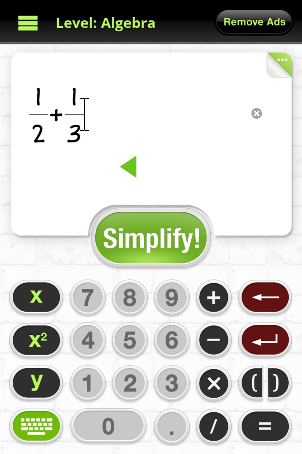 math problem solver screenshot