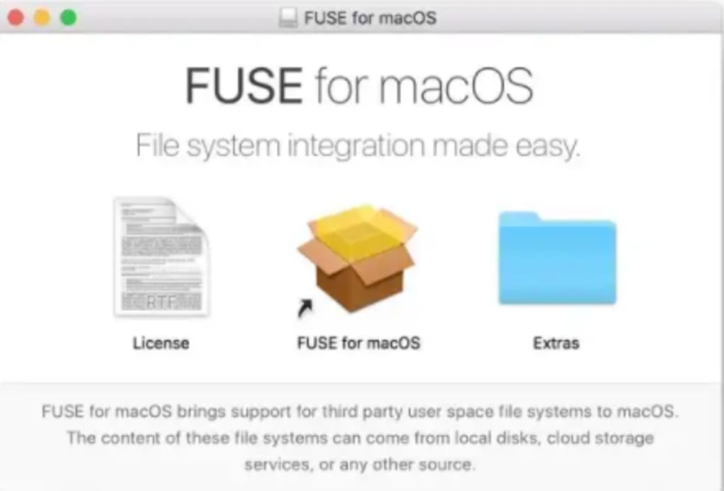 macfuse unable to contact update server