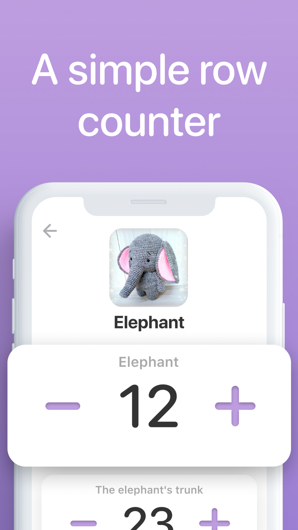 Knit it: Just a row counter สำหรับ iPhone - ดาวน์โหลด