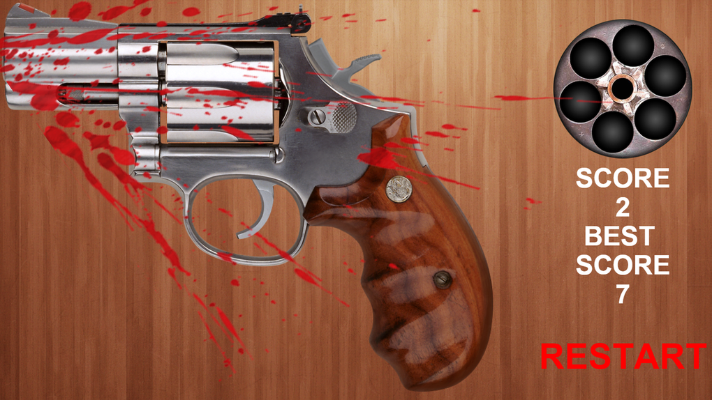 Published on Android my Multiplayer Online Game of Russian Roulette.