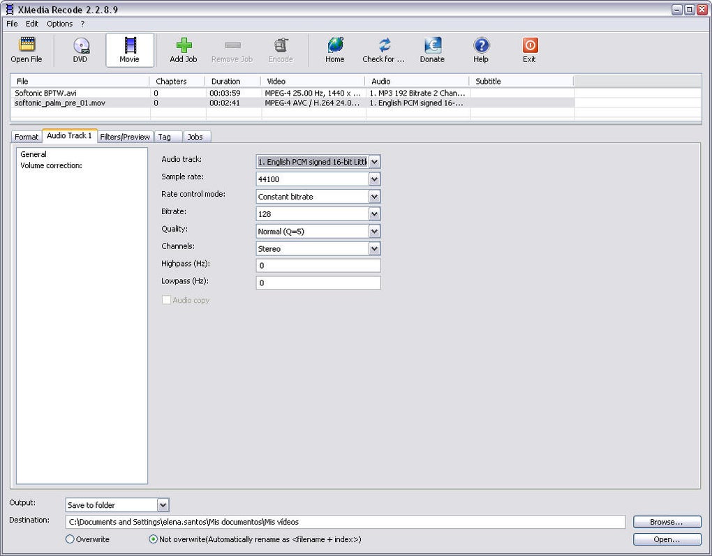 xmedia recode lossless 10bit to 8bit