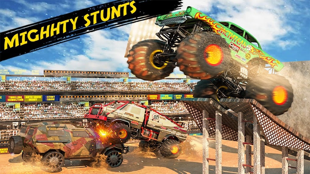 Baixe o Real Monster Truck Derby Games MOD APK v1.18 (Dinheiro