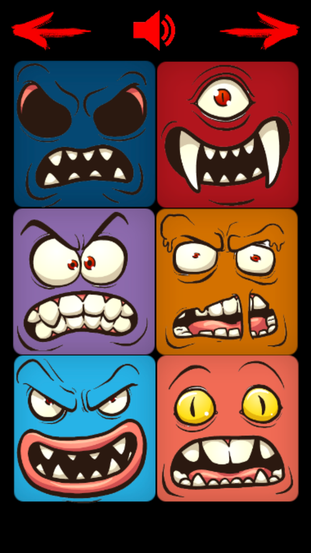 Scary Sounds Buttons of Fear for iPhone - Download