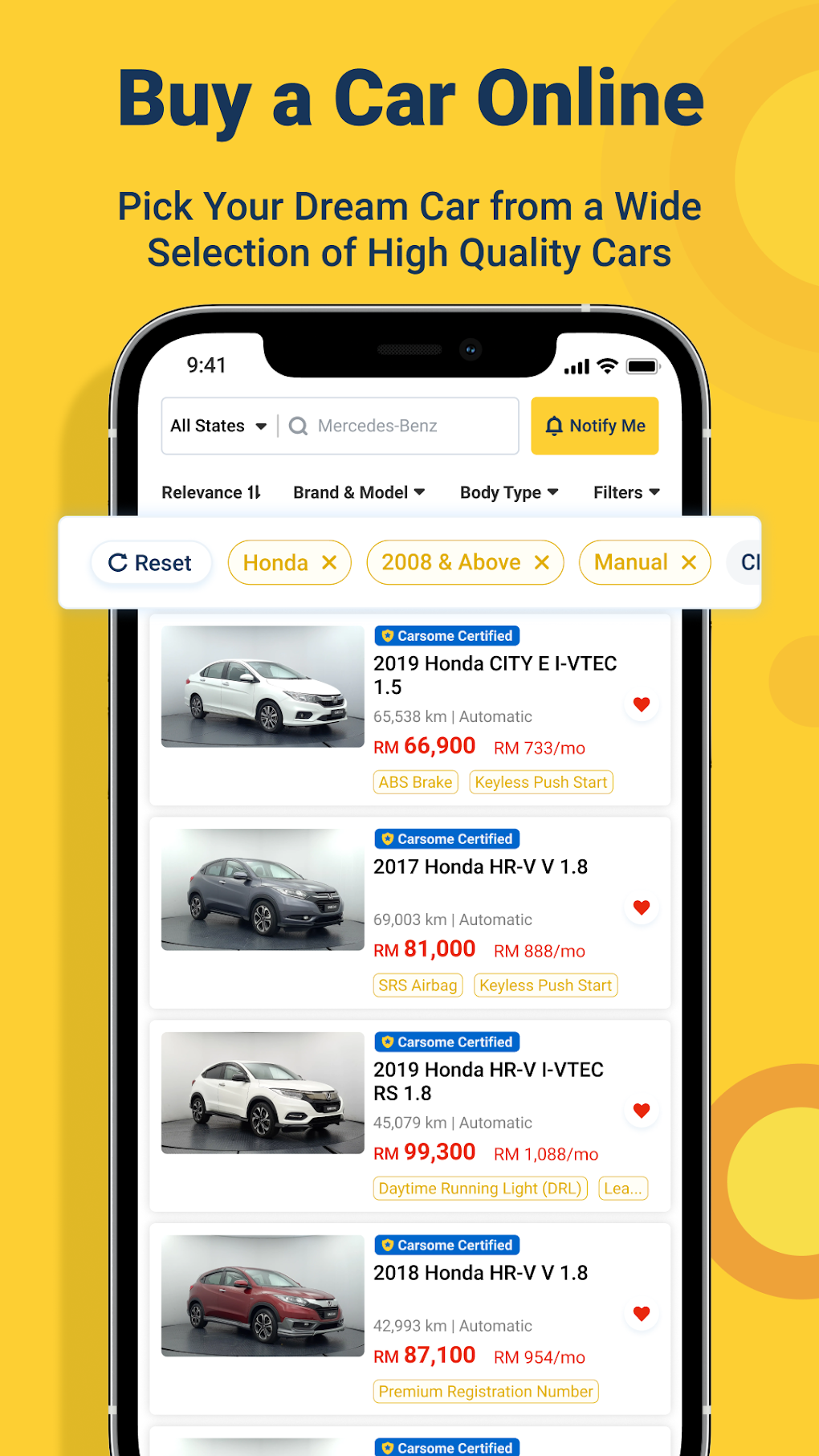 Carsome: Buy Used Cars Online для Android — Скачать