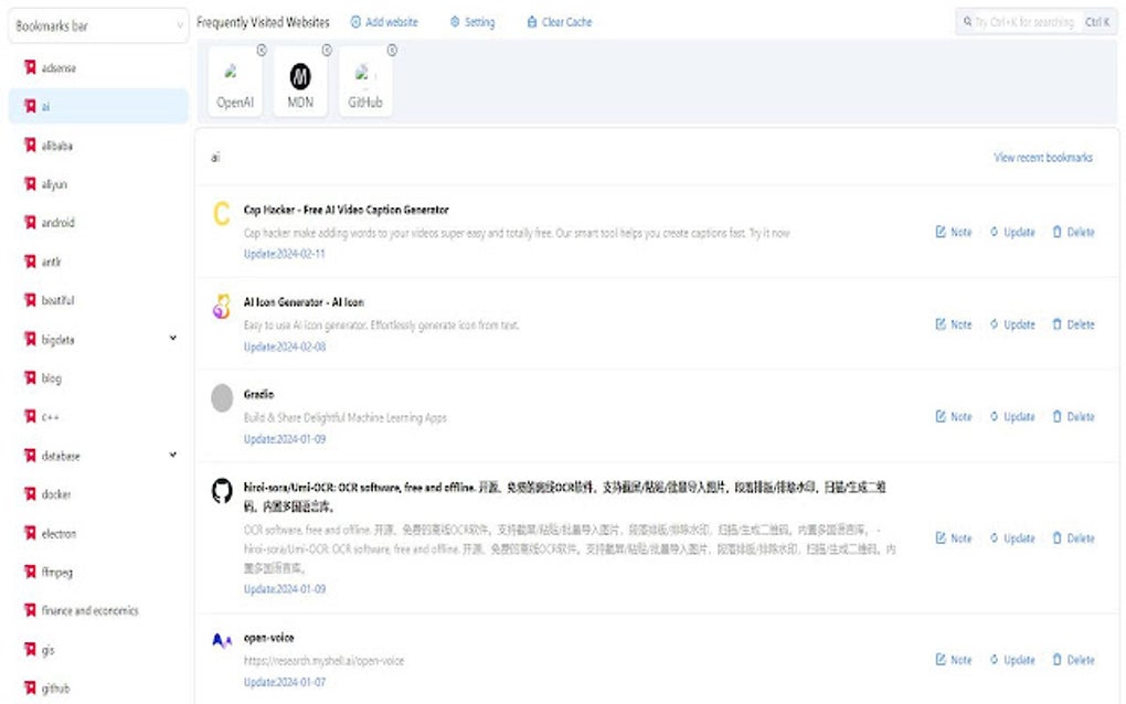 Simple Smart Bookmarks for Google Chrome - Extension Download