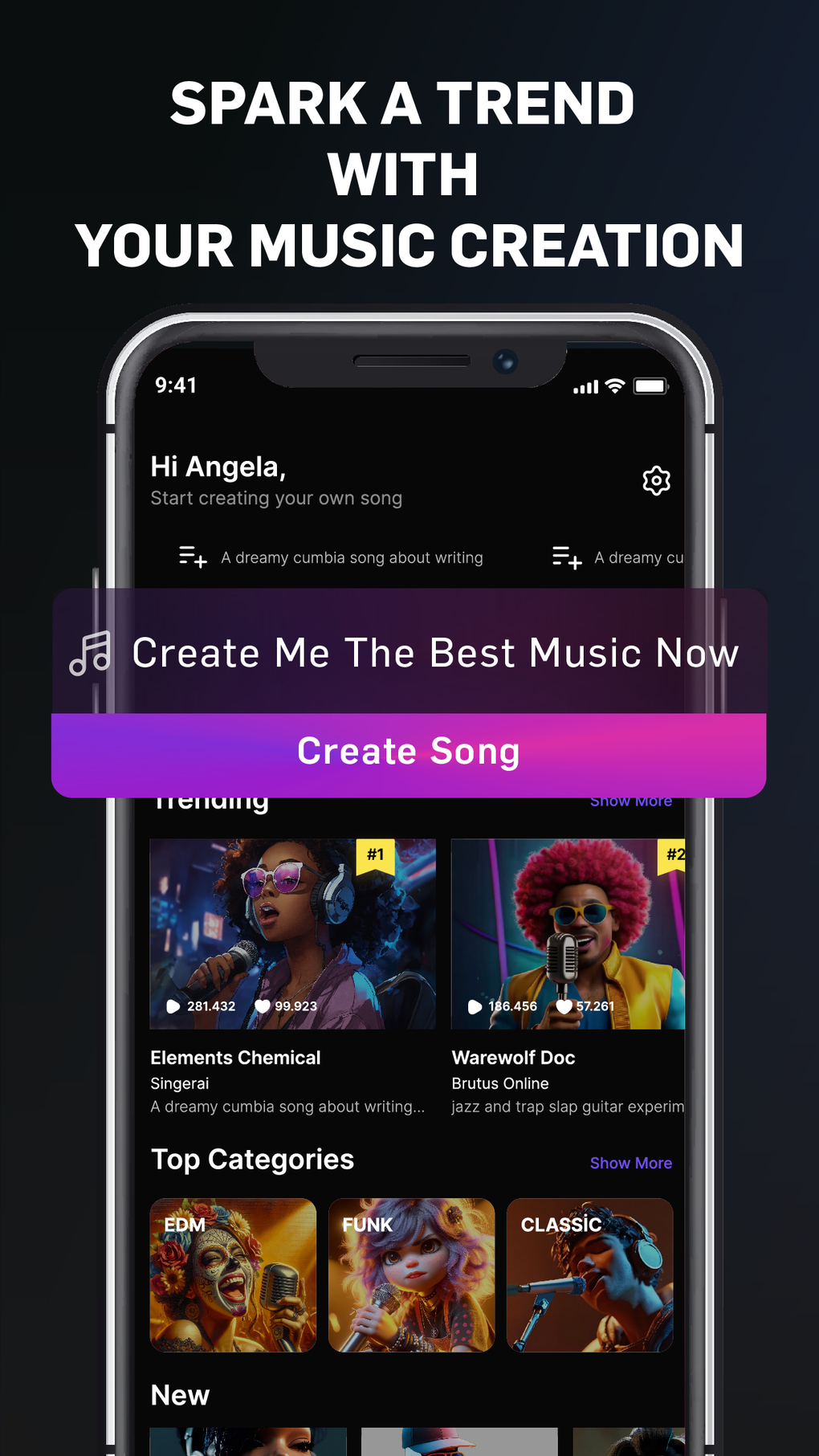 Suno Music Maker AI Songo для iPhone — Скачать