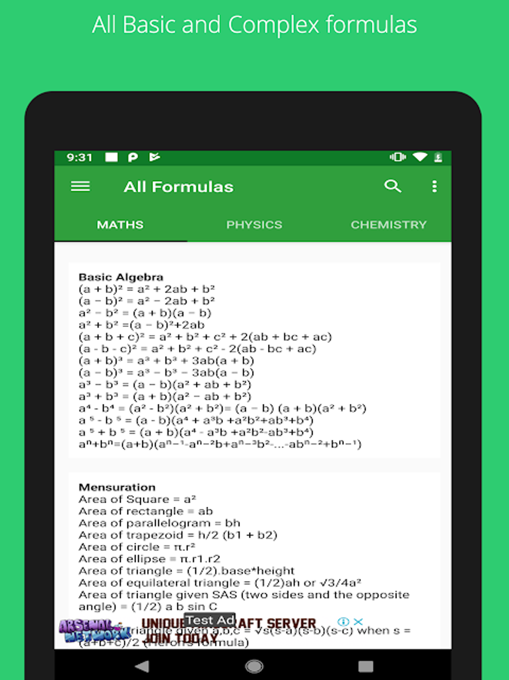 spice-of-lyfe-basic-physics-formula-chart