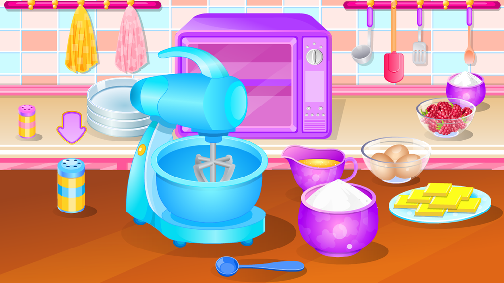 cook cake with berries games para Android - Download