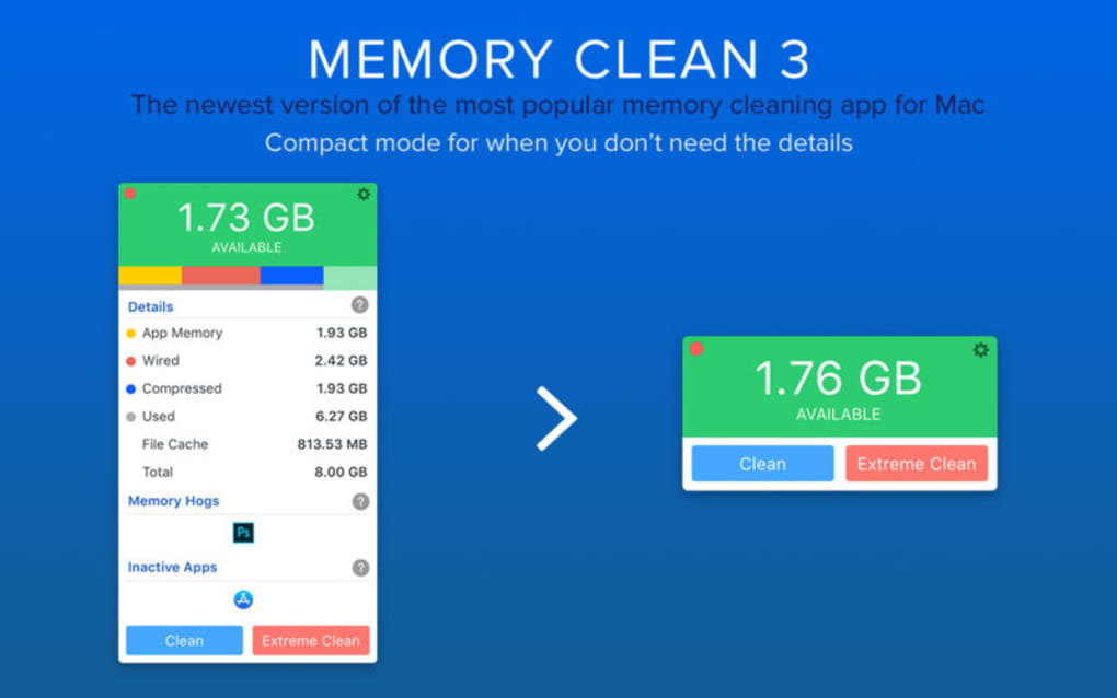 Memory clean mac