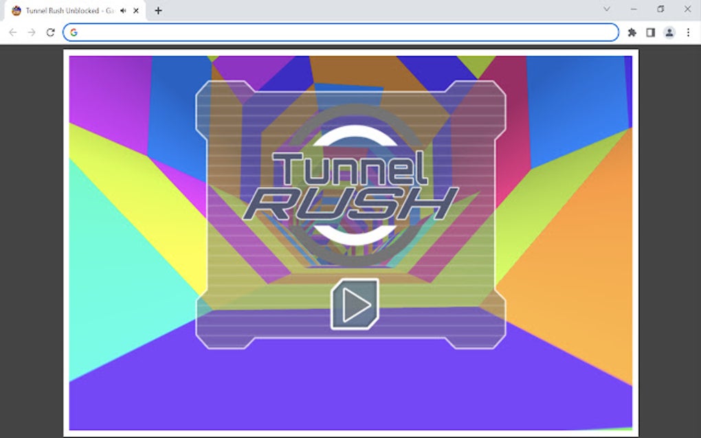 Tunnel Rush Unblocked Game for Google Chrome Extension Download