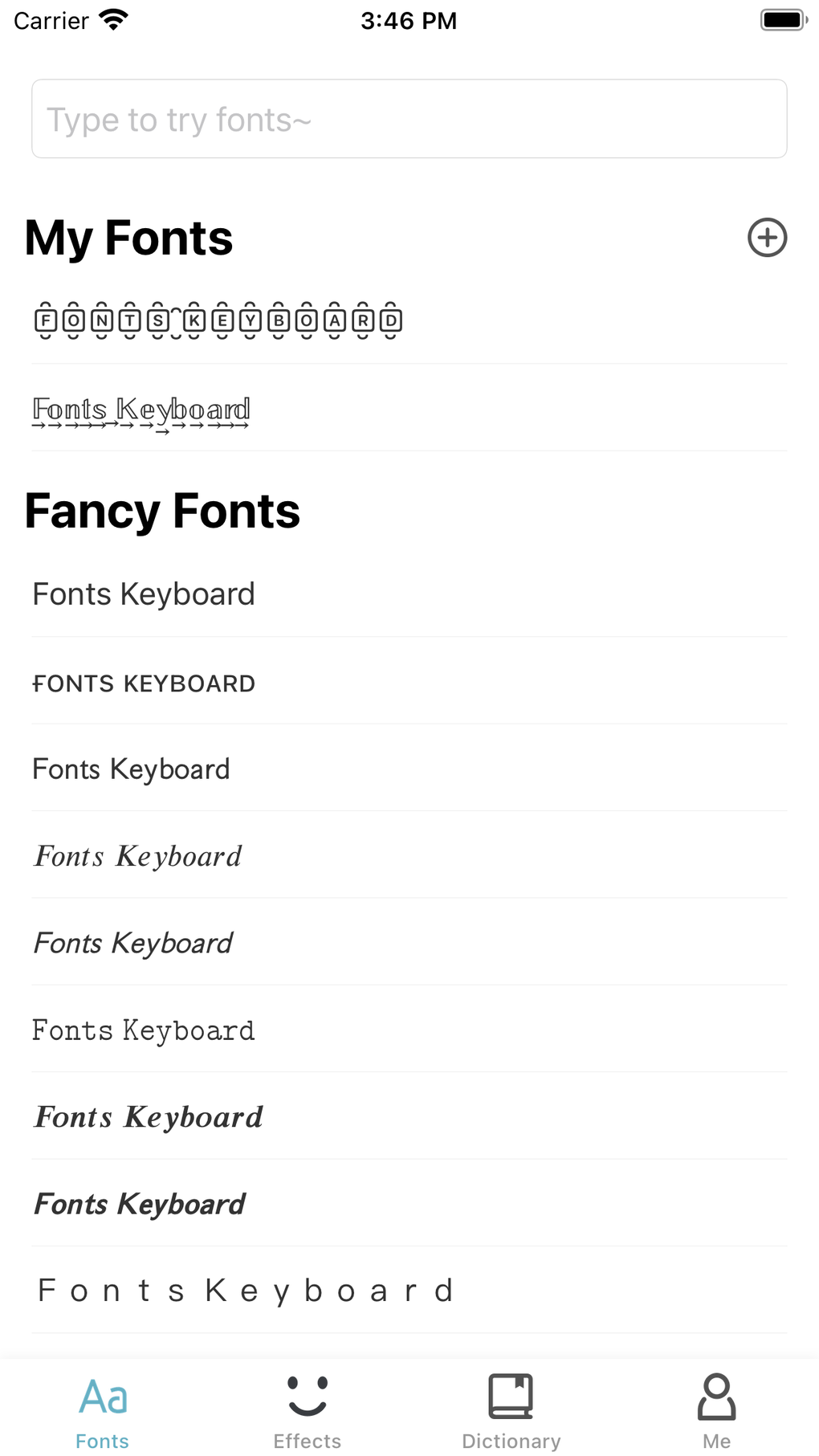 Fonts Keyboard для iPhone — Скачать