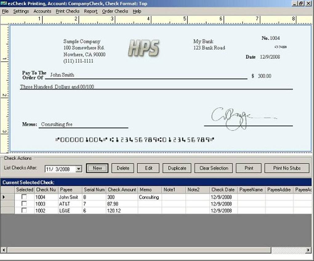 Quickbooks Check Layout Designer