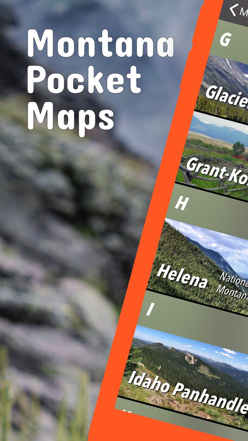 iPhone Montana Pocket Maps - Montana Pocket Maps Screenshot