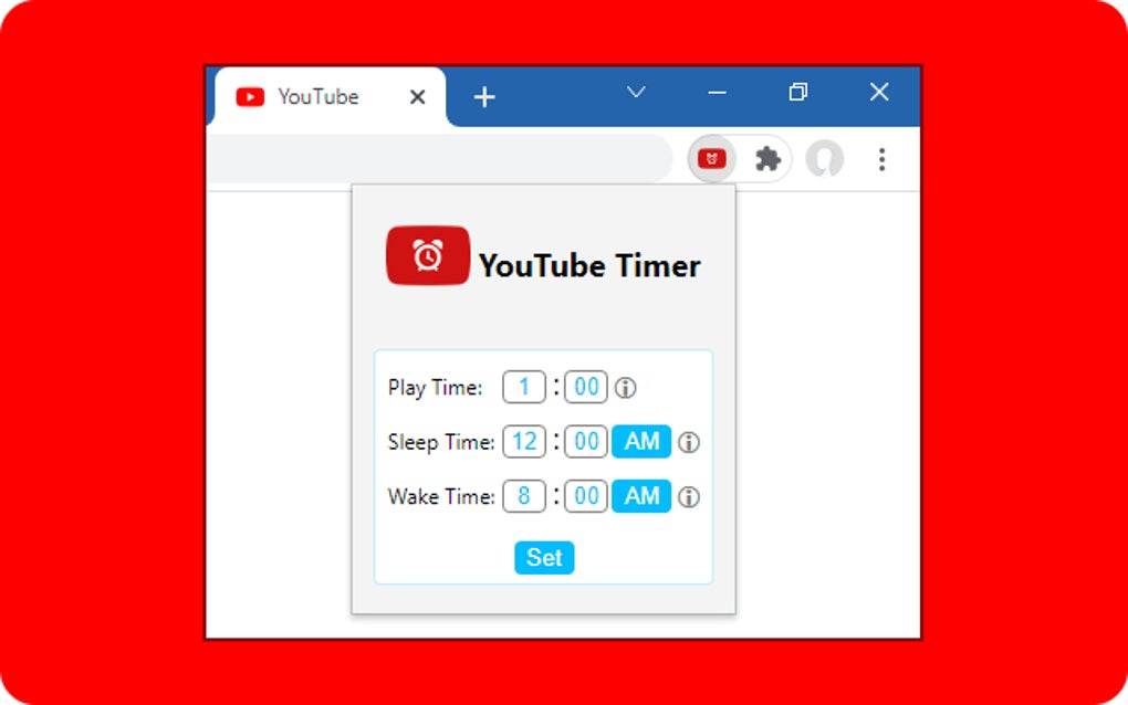 YouTube Sleep Timer Google Chrome için Eklenti İndir