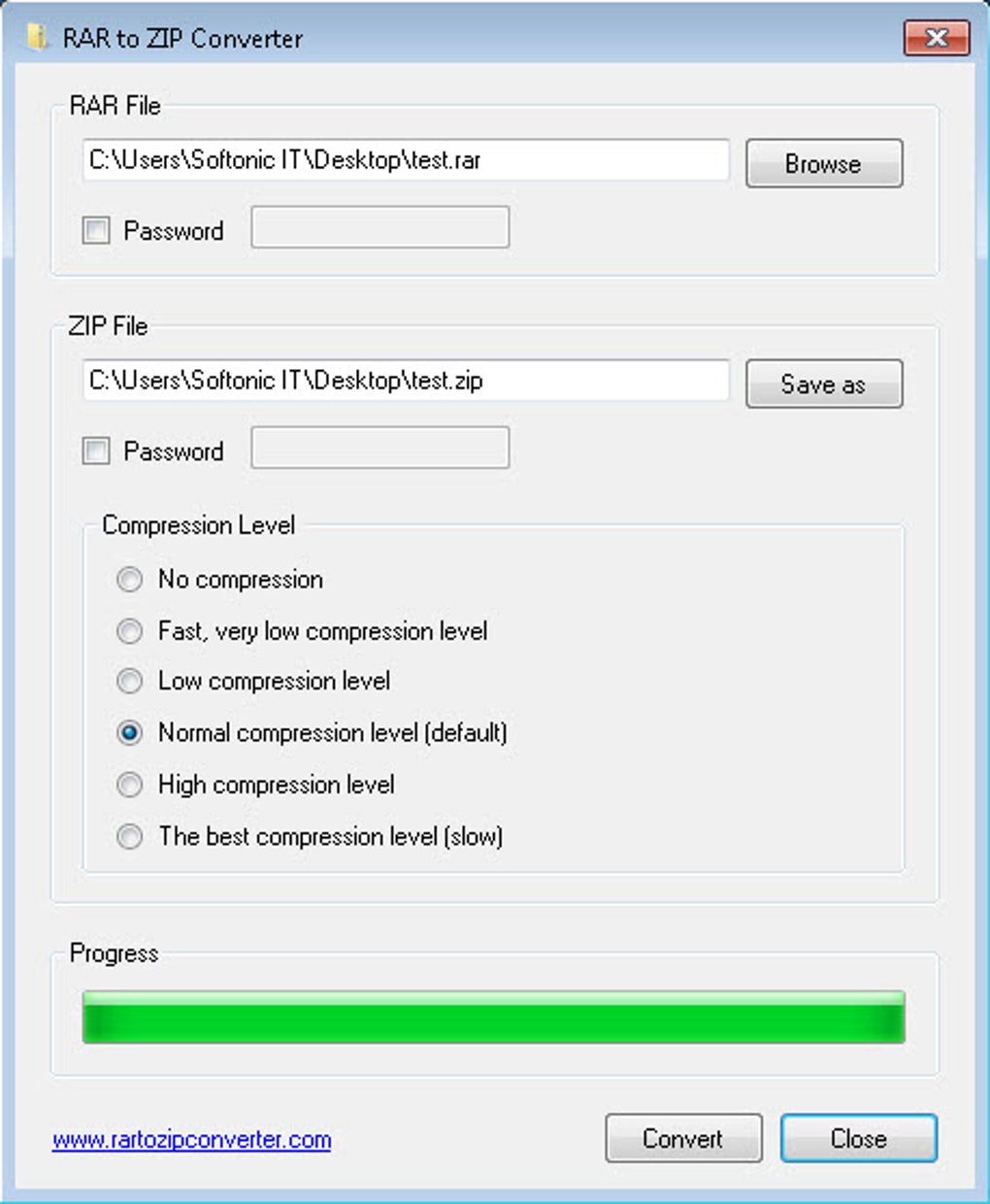 RAR To ZIP Converter Download