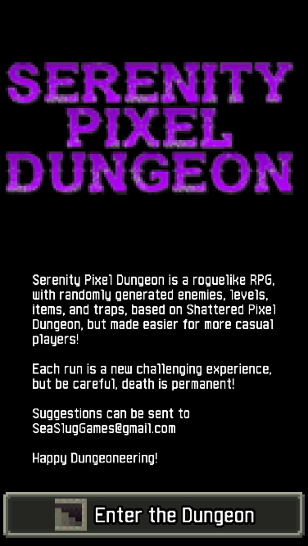 Serenity Pixel Dungeon для Android — Скачать