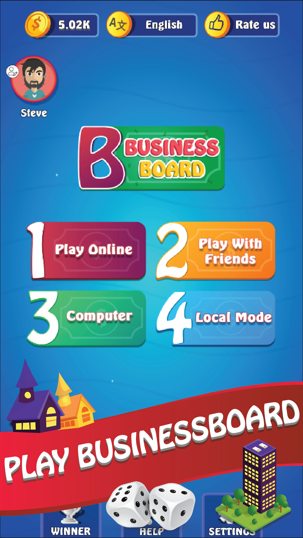 Business English Board Game 