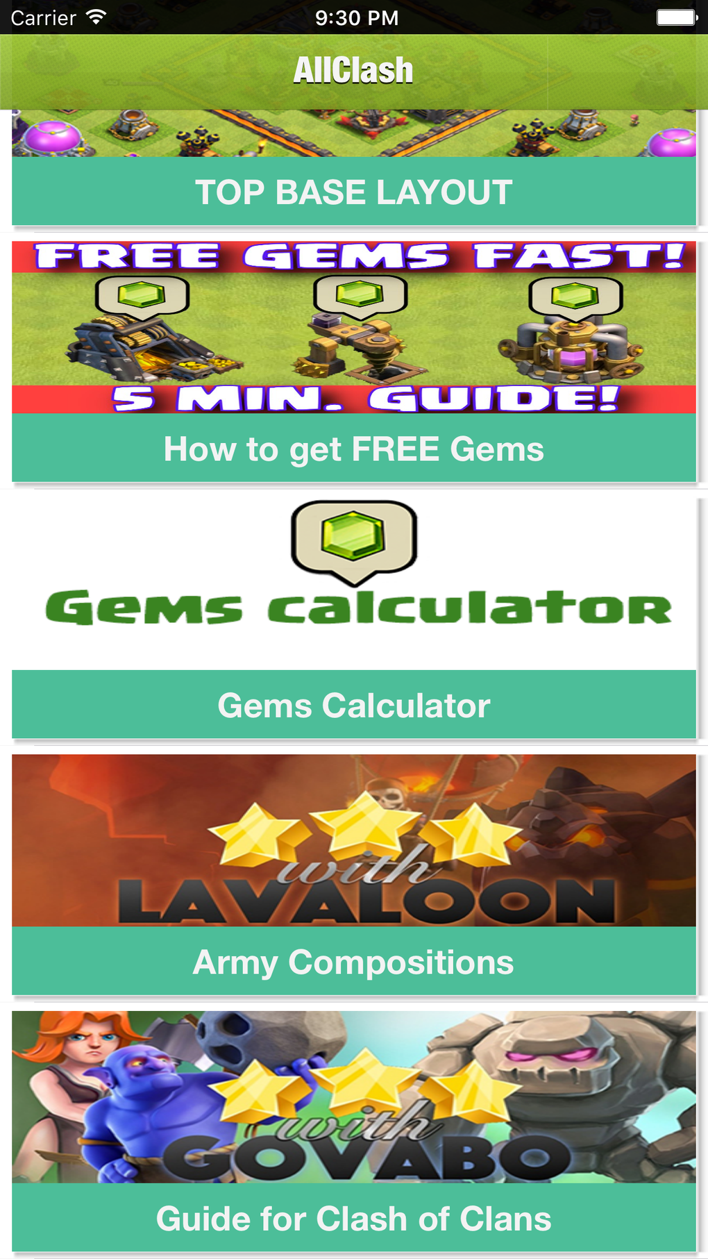 Base Layouts Guide for CoC para iPhone - Download