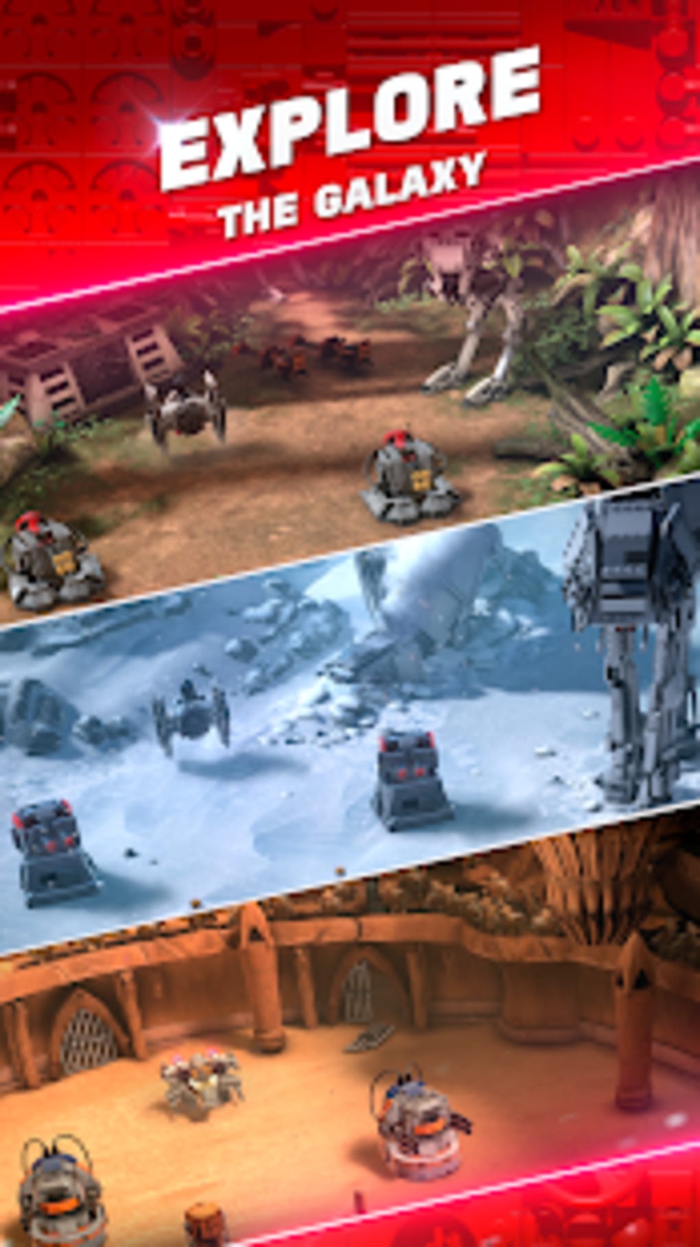 LEGO Star Wars Battles' is a competitive strategy game for mobile