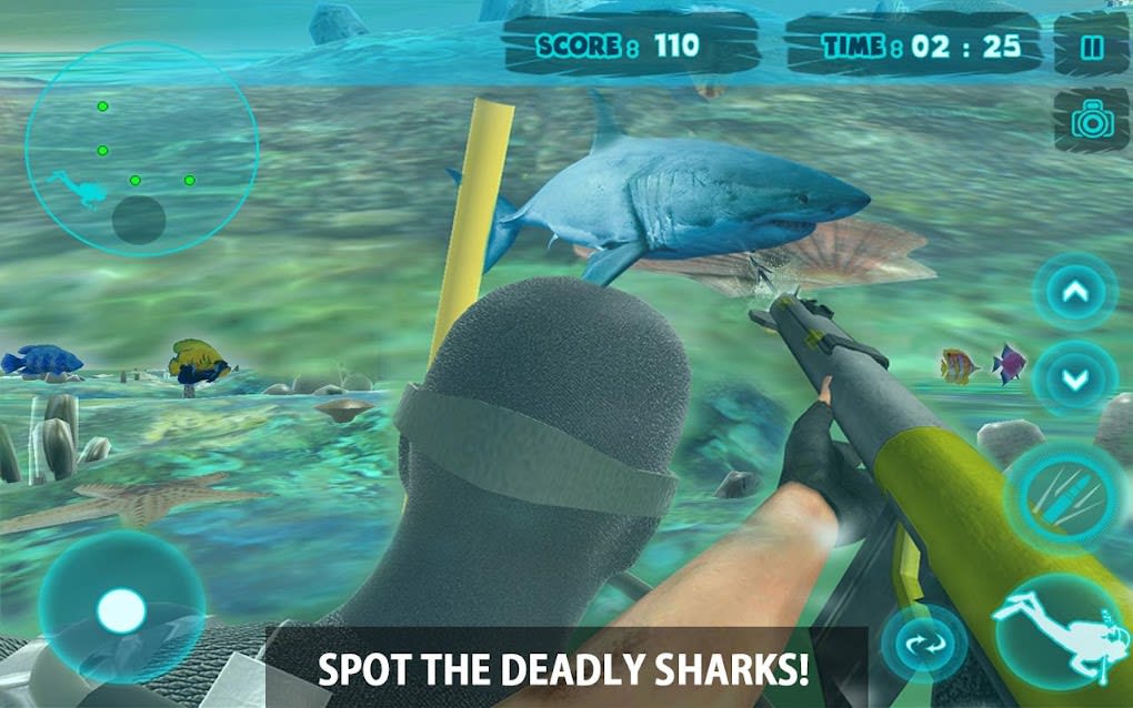 Shark Attack Spear Fishing 3D for Android - Download