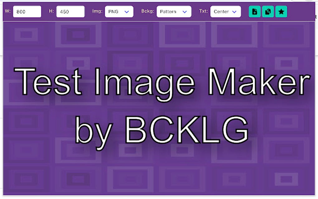 Test Image Maker para Google Chrome - Extensión Descargar