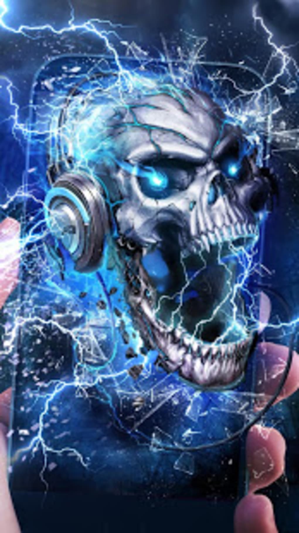 Electric Skull Live Wallpaper APK for