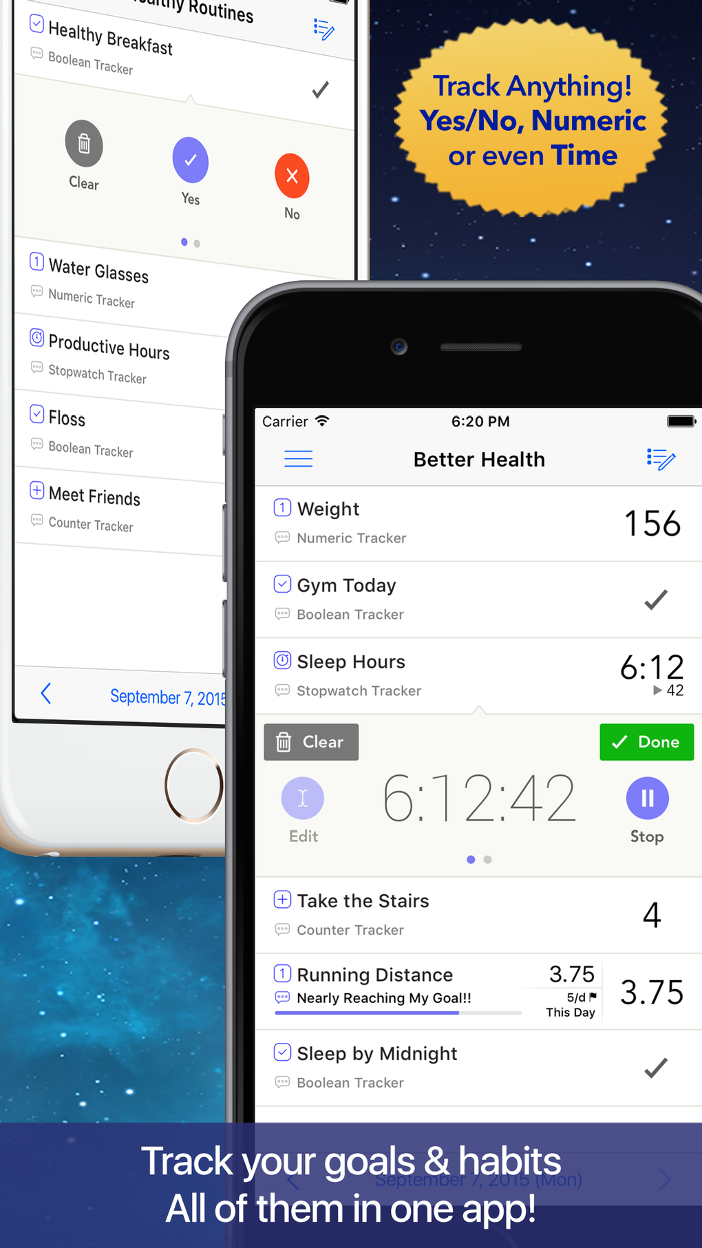 Daily Tracker Habits Goals for iPhone Download