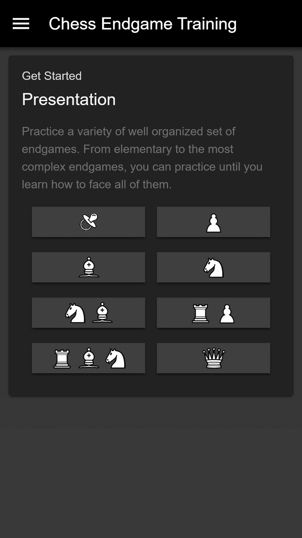 Chess Endgame Simulations - Interactive Chess Endgame Training