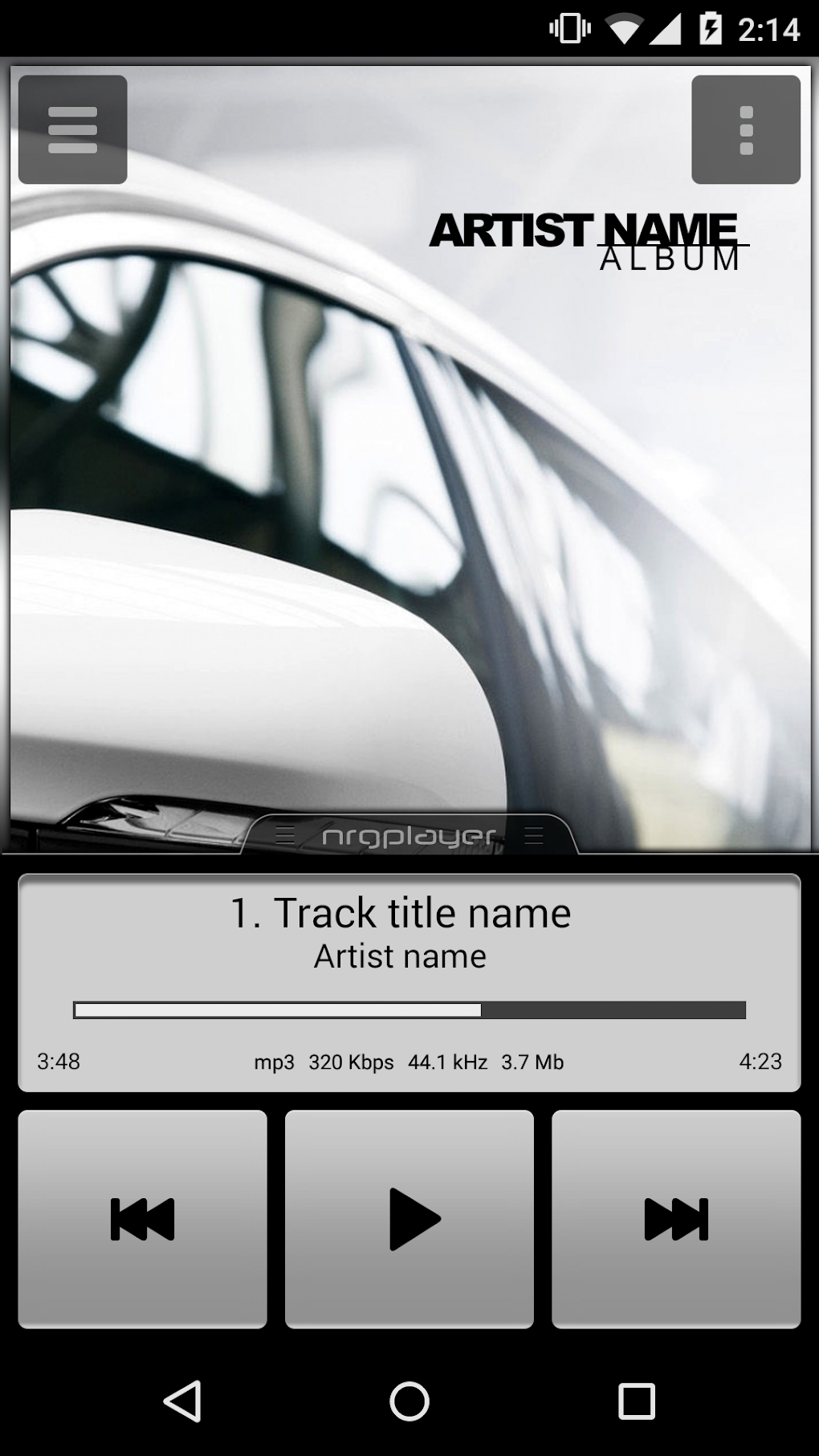 NRG Player Car Skin APK для Android — Скачать