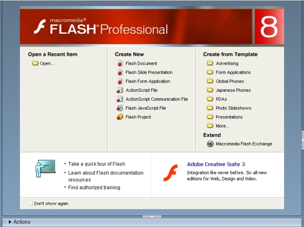 Macromedia Flash 8 - Download