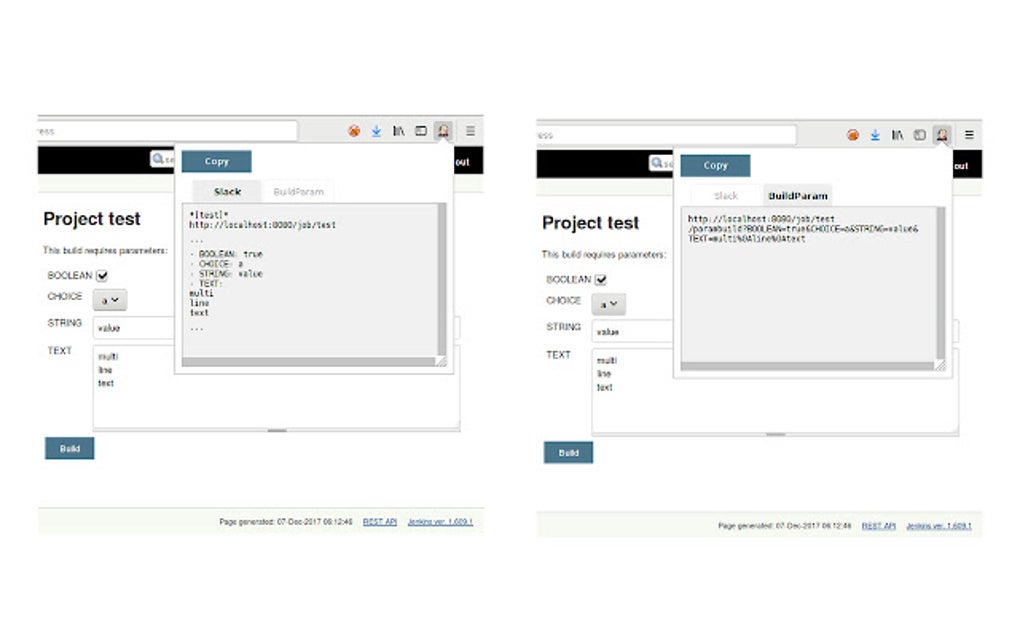 Jenkins Job Parameter Summary Para Google Chrome Extensi n Descargar