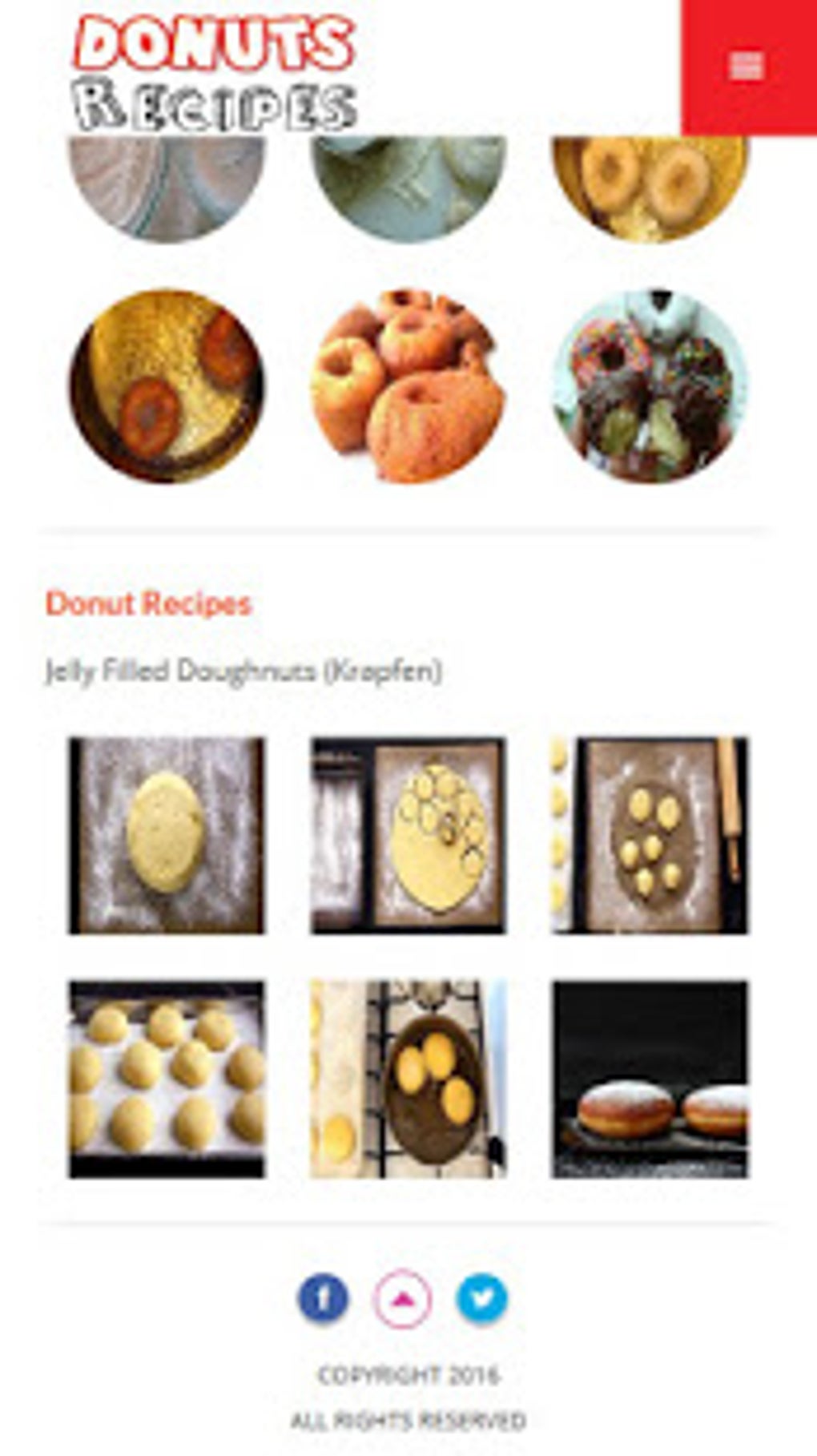 Donut Recipes APK для Android — Скачать