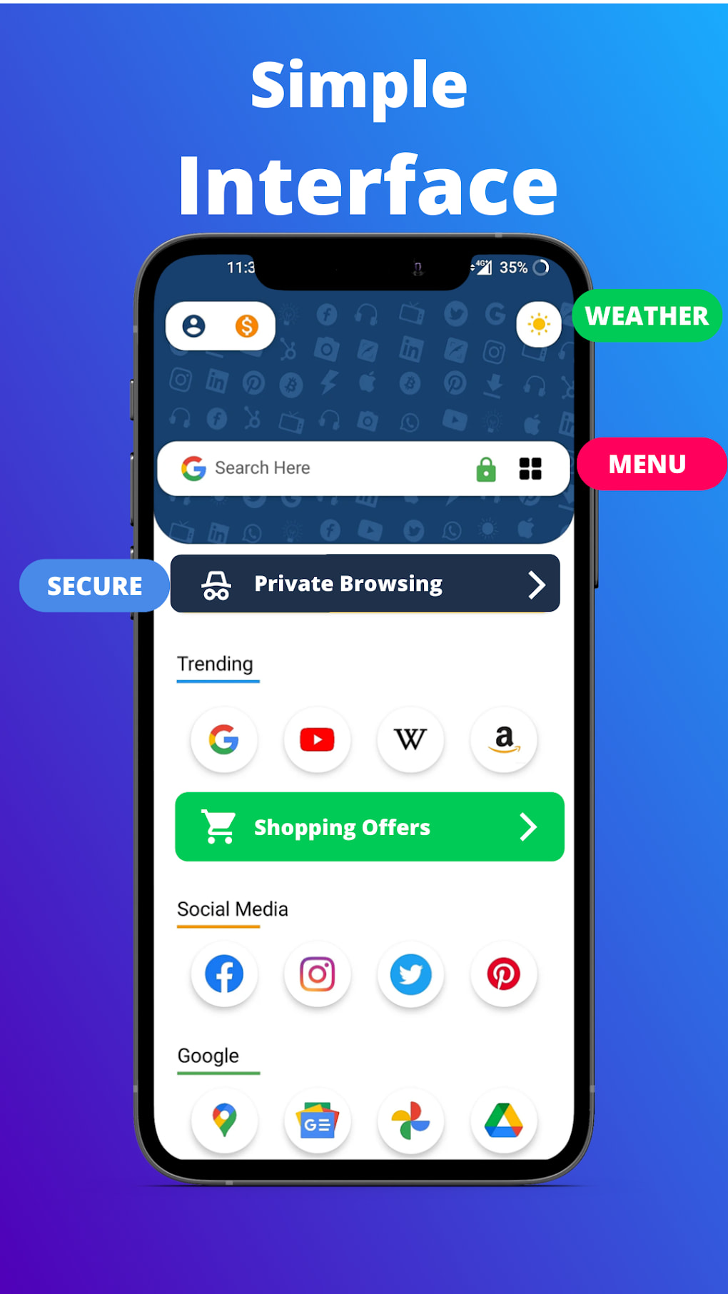 safari browser op android