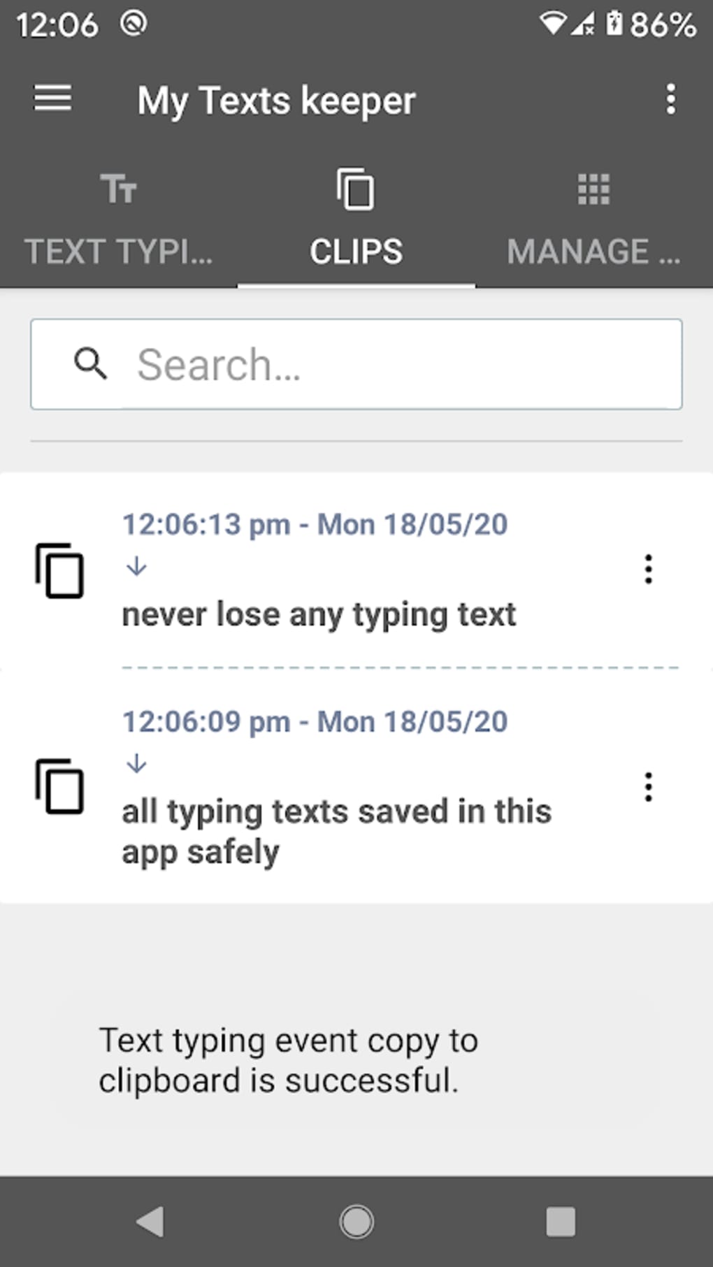 Typing Saver : Key Logger APK for Android - Download