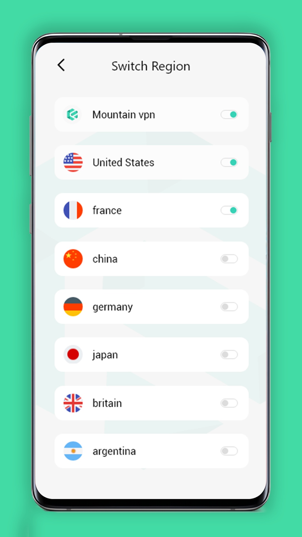 Mountain VPN для Android — Скачать