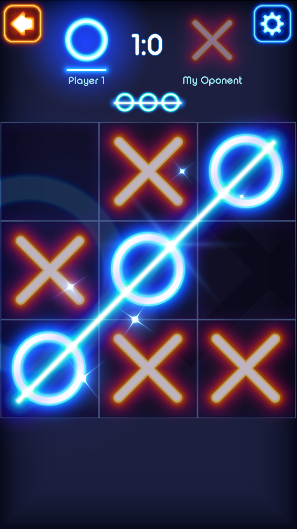 Tic Tac Toe Glow by TMSOFT::Appstore for Android