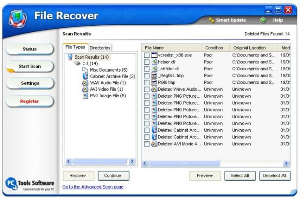 Pc tools file recover crack serial keys
