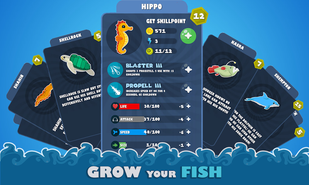 Download and Play Fish Grow and Evolution on PC & Mac (Emulator)
