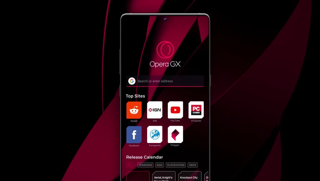 Opera GX 99.0.4788.75 instal the last version for android