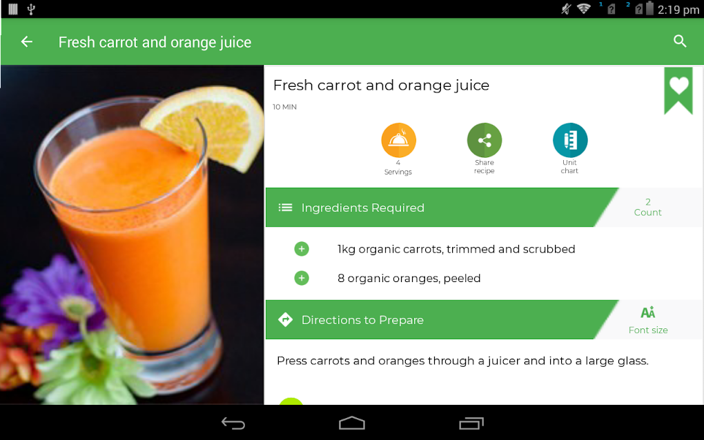Juice Recipes Smoothies for Android - Download