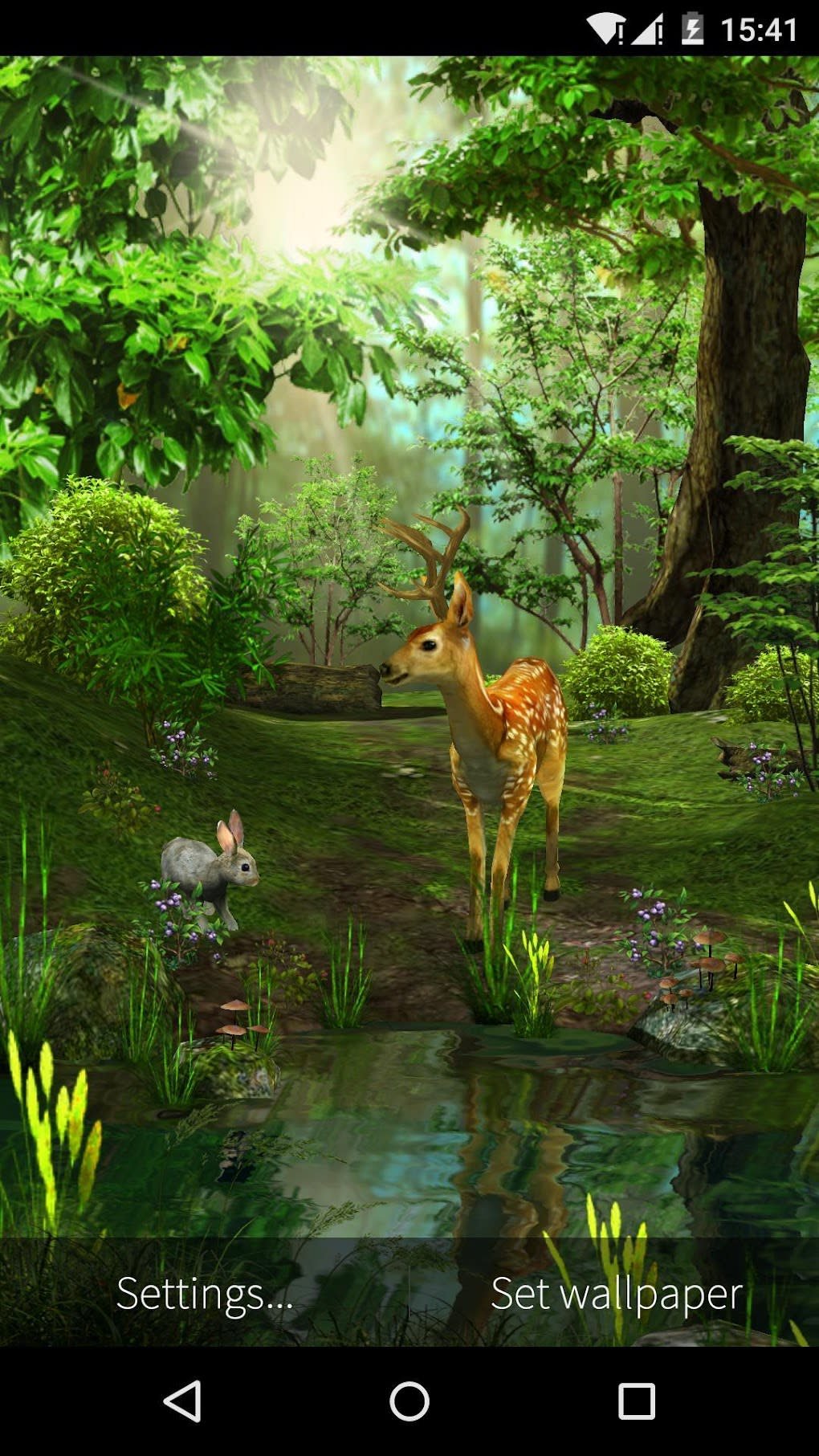 3D Deer-Nature Live Wallpaper APK for Android - Download