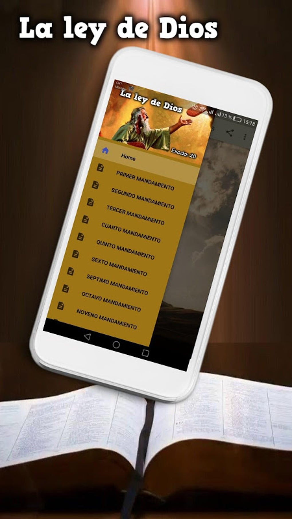 Android 용 Los Diez Mandamientos De La Biblia APK - 다운로드