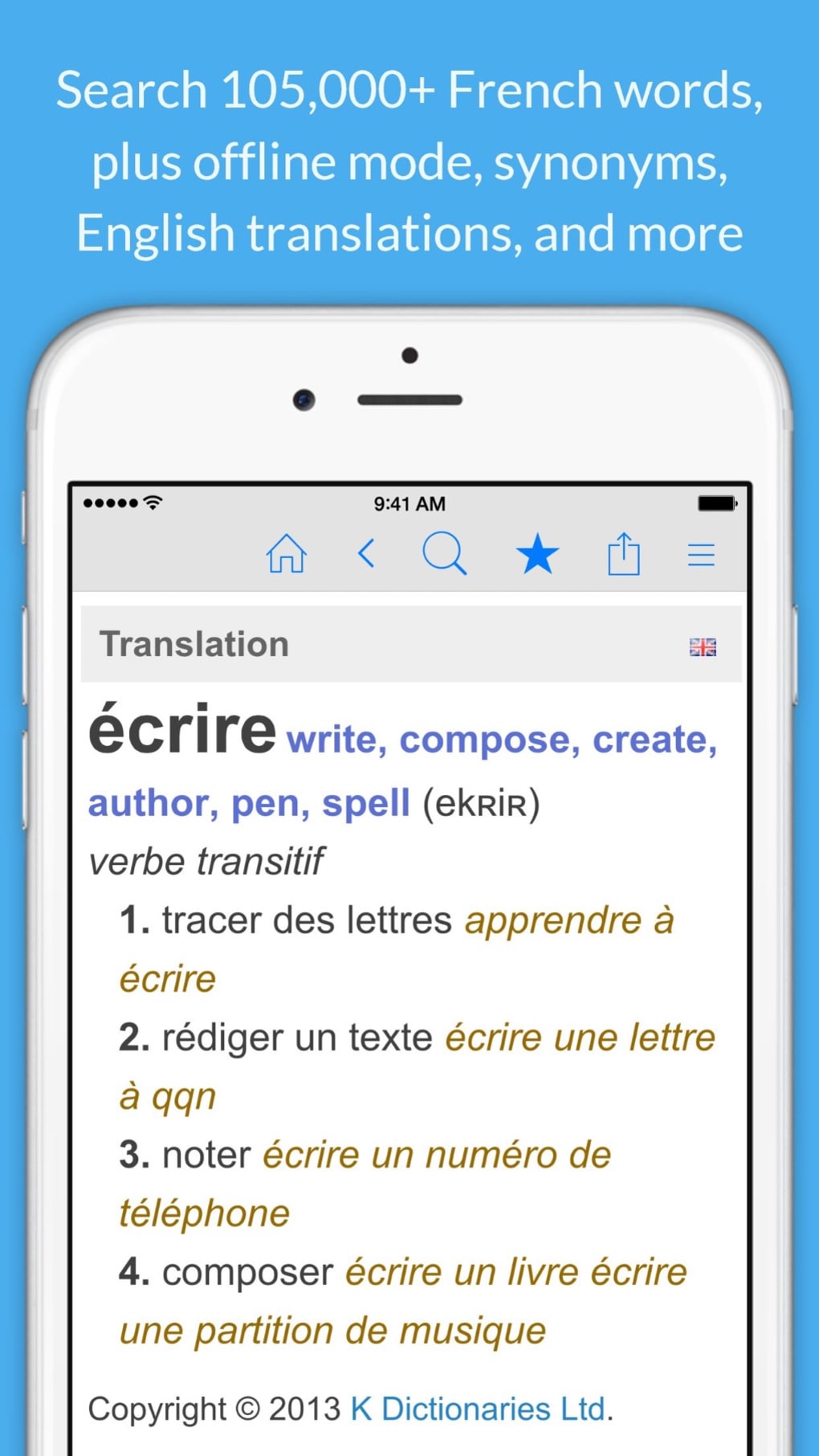 French dictionary. Thesaurus приложение. Thesaurus Dictionary app Design.