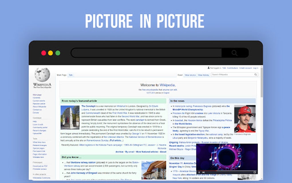 Picture in Picture Extension for Google Chrome Extension Download